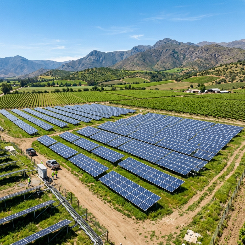 Proyecto Solar Agrícola - Rengo, Región de O'Higgins