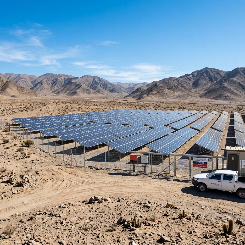 Planta Solar Fotovoltaica Off-Grid - Copiapó, Región de Atacama
