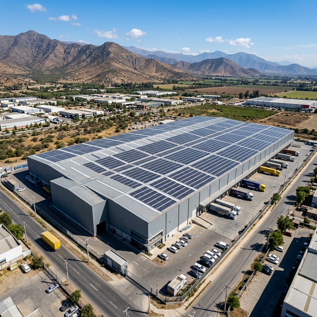 Instalación Solar Industrial - Lampa, RM